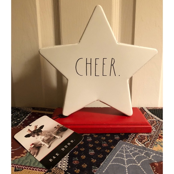 Rae Dunn Other - Rae Dunn Cheer Metal Star